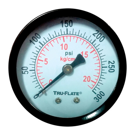 TRU-FLATE AIR LINE GAUGE1/4""300PSI 24804